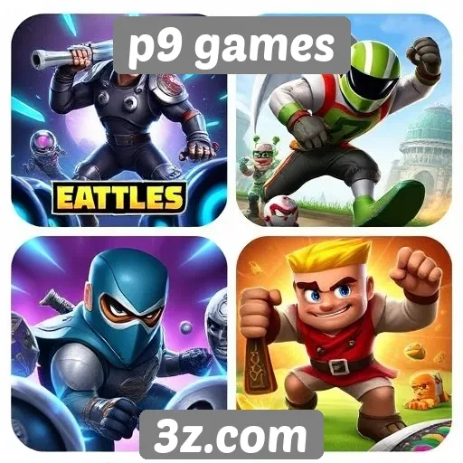 Destaques dos jogos mais populares em p9 games
