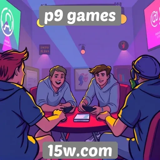 a comunidade de p9 games interage ativamente nas redes sociais